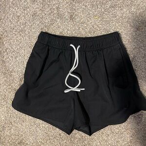 Black Huk athletic shorts
